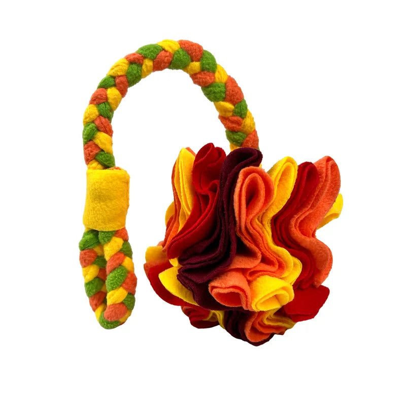 New Pet Toys Smell Balls, Cats and Dogs Grind Their Teeth, Hide and Eat Interactive Balls, and Throw Hand-woven Plush Toy Balls.