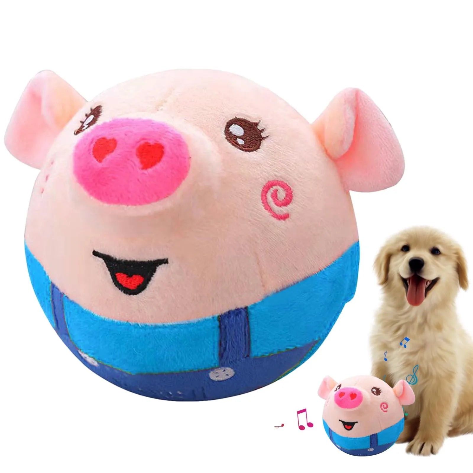 Electronic Pet Dog Toy Ball Pet Bouncing Jump Balls Talking Interactive Dog Plush Doll Toys New Gift Bounce Boredom Toys